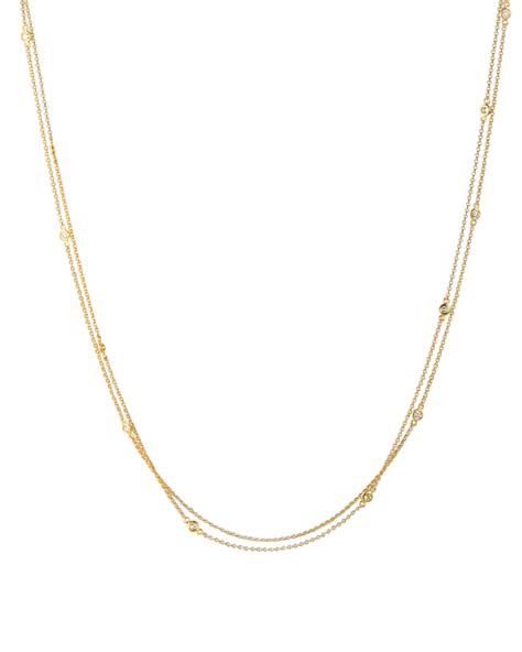 Diamond Station Necklace - Turgeon Raine