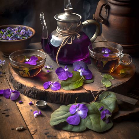 Wild Violets Tea - a Sweet and Soothing Beneficial Brew