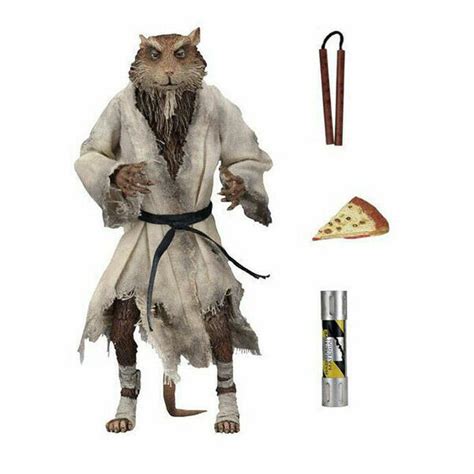 NECA 90s Teenage Mutant Ninja Turtles Splinter Action Figure - 7'' | Acquisti Online su eBay