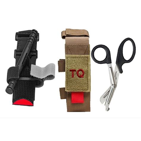 Medic Survival CAT Tourniquet Trauma Shears and MOLLE Gear PALS Pouch ...