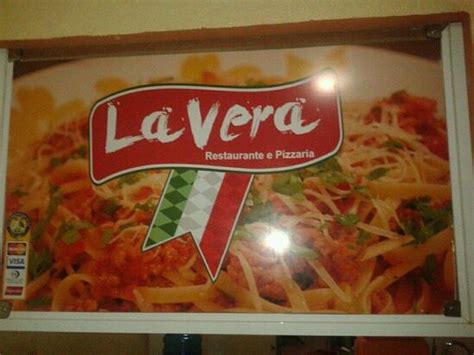 Menu at La Vera pizzeria, Fortaleza, R. Monsenhor Otávio de Castro