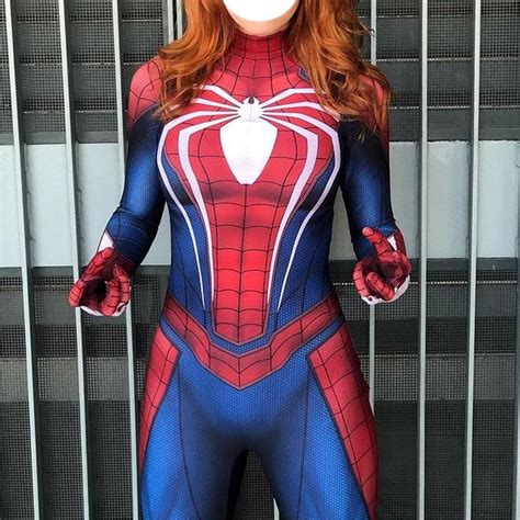 Women Spider Gwen Spiderman Costume Cosplay Full Bodysuit Stacy Lycra Zentai Find a good store ...