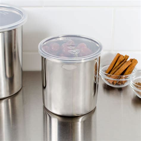 Shop 1.2 Qt. Stainless Steel Food Storage Container with Snap-On ...