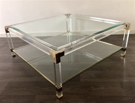 48+ large glass square coffee table Coffee table mirrored glass square ...