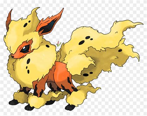 Flareon-mega Evolution - Mega Evolucion De Flareon, HD Png Download ...