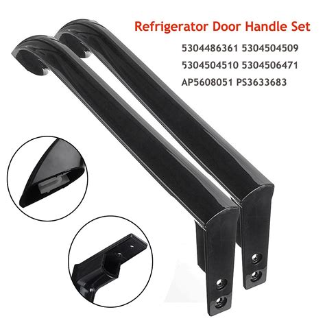 DOOR HANDLE SET FOR REFRIGERATOR 44CM PAIR See List