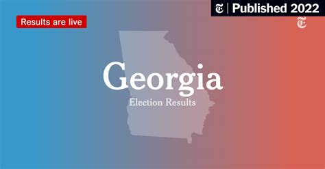 Georgia 10th Congressional District Primary Runoff Election Results ...