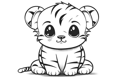 Cute Animated Animals Coloring Pages