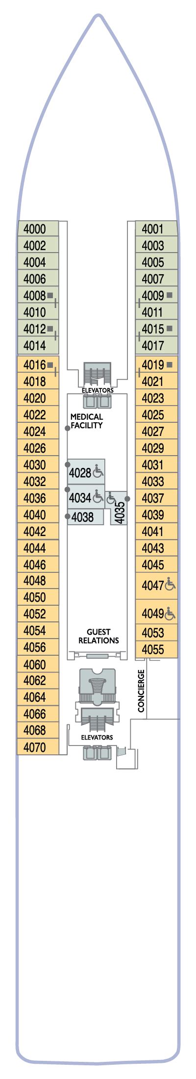 Azamara Quest: Deck Plan & Information