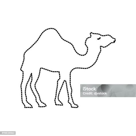 Camel Cartoon Silhouette Stock Illustration - Download Image Now ...