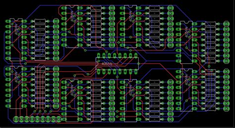 eagle - Board layout help: 64-output Mux! (for possible use in 8x8x8 LED Cube) - Electrical ...