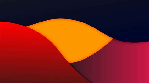 Download A Mountain's Suset In Minimalist Abstract Wallpaper | Wallpapers.com