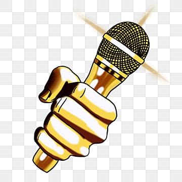 Golden Microphone PNG Transparent Images Free Download | Vector Files ...