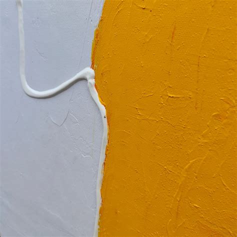 Large Abstract Minimalist Wall Art Minimalist Yellow Painting | Etsy