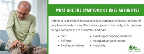 Knee Arthritis Symptoms - Pinnacle | Pinnacle Orthopaedics