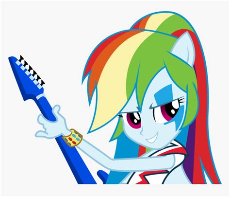 Mlp Eg Rainbow Rocks Rainbow Dash, HD Png Download , Transparent Png ...