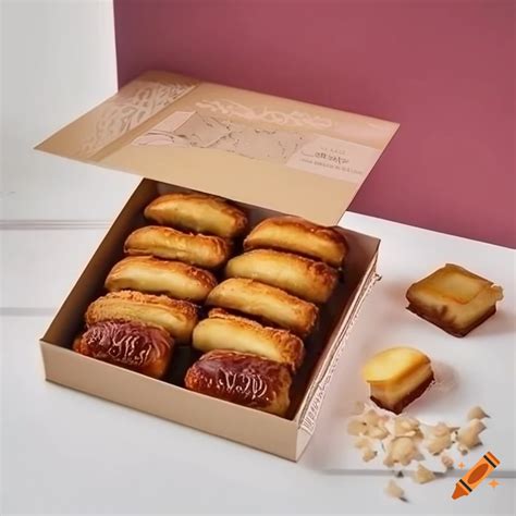 Luxury gift box of taiwanese pineapple cake pastries