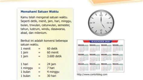 Materi Matematika: Cara Memahami Satuan Waktu dan Menghitungnya dengan ...