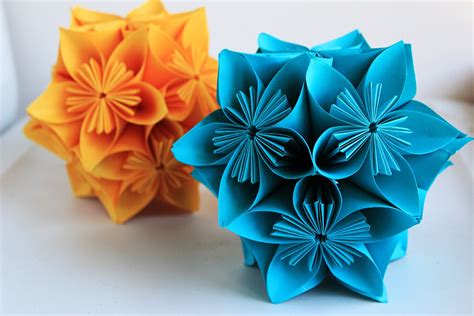 How to Make Beautiful Origami Kusudama Flowers