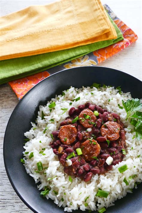 Authentic Instant Pot Red Beans and Rice Recipe - Paint The Kitchen Red