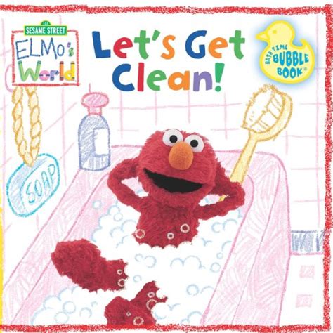 Buy Let's Get Clean! Bath Time Bubble Book (Sesame Street Elmo's World) Bath Book – October 2 ...