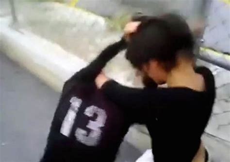 Girls from rival gangs clash in brutal street fight as onlookers cheer | World | News | Express ...