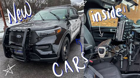POLICE CAR TOUR 2023 | inside a Ford Explorer patrol vehicle | Stefanie Rose - YouTube