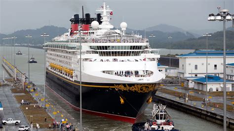 A Disney Cruise Ship Just Squeaked Through the New Panama Canal | Condé ...