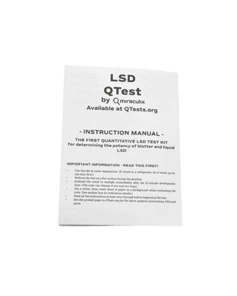 How Do You Know If You Have Pure LSD? | LSD Purity Test Kit