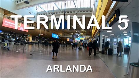 Terminal 5. Stockholm Arlanda Airport. - YouTube