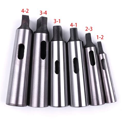 100% Satisfaction Guarantee MT1 to MT4 Morse Taper Sleeve Adaptor Drills Reducing Sleeve Machine ...