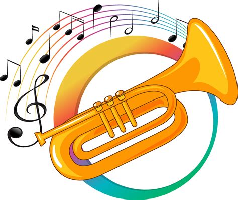 Trumpet on white background 6763961 Vector Art at Vecteezy