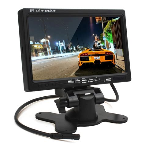 2019 HD 800 X 480 7 Inch Color LCD Screen Car Rear View Monitor With HDMI + VGA Interface CMO ...