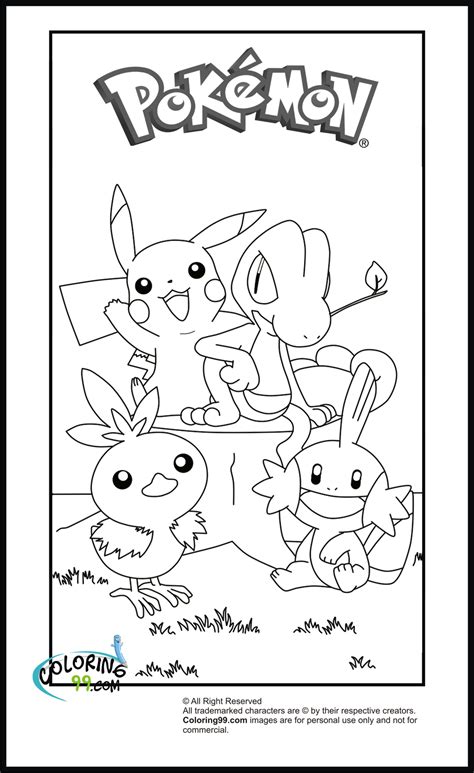 Pikachu Coloring Pages | Minister Coloring