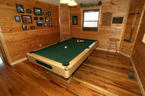 Game Area | Gatlinburg cabins, Game room, Log cabin