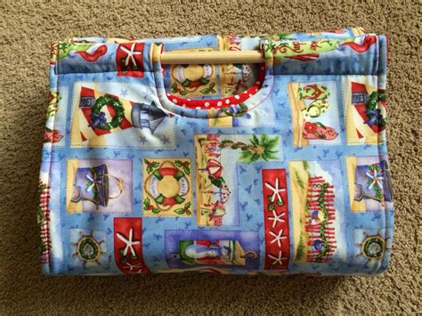 Insulated Casserole Carrier Seaside Christmas Personalization | Etsy Australia | Carrier pattern ...