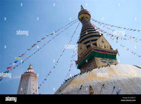 Buddha Stupa in Kathmandu, Nepal Stock Photo - Alamy