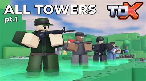 [1] Every tower in TDX! | RELEASED (Roblox) - YouTube