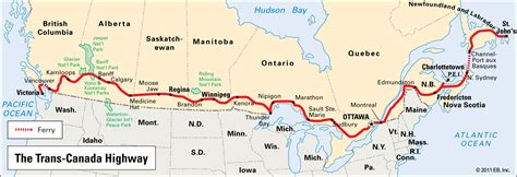 Trans-Canada Highway | Map & Construction | Britannica