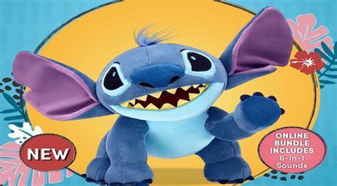 Adorable New Stitch Plush is Now Available at Build-A-Bear ...