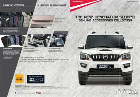 New Mahindra Scorpio's accessory range revealed