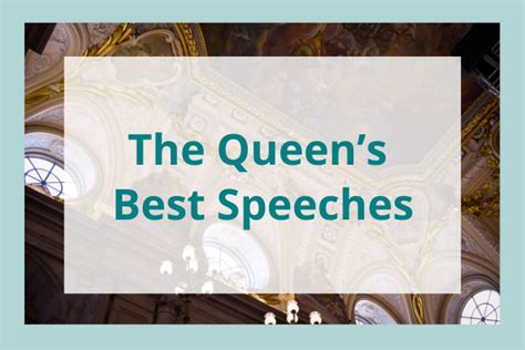 The Queen’s Best Speeches: Learning from Royal Rhetoric