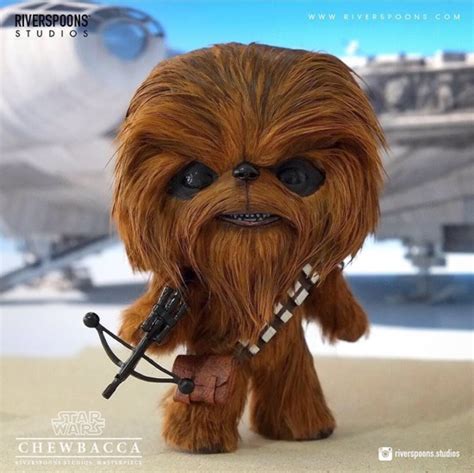 Revengeofthe5th.net: This custom Chewbacca Funko Pop is like a tiny walking carpet