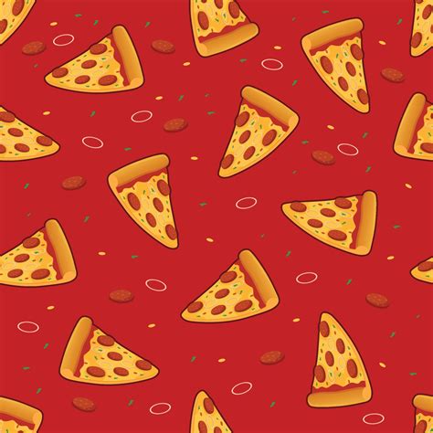 Pizza seamless pattern background 3282093 Vector Art at Vecteezy