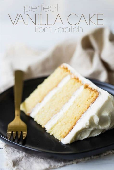 Perfect Vanilla Cake Recipe- Moist & Easy -Baking a Moment