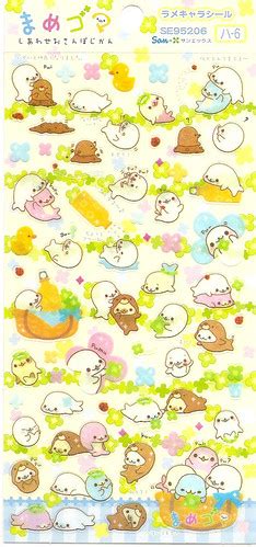 Mamegoma Stickers | Close up of the stickers I bought in Los… | Flickr