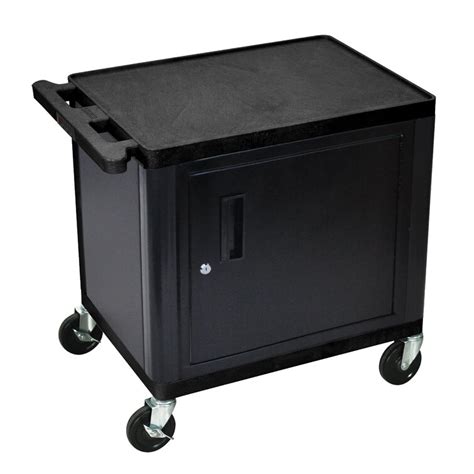 Luxor LP Carts Series AV Cart with Locking Cabinet | Wayfair