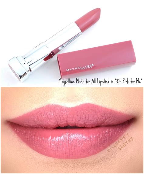 Maybelline | Made for All Lipstick by Color Sensational: Review and Swatches | The Happy Sloths ...
