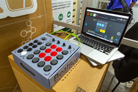 Making music with BeatBox, a Labo-like drum machine kit