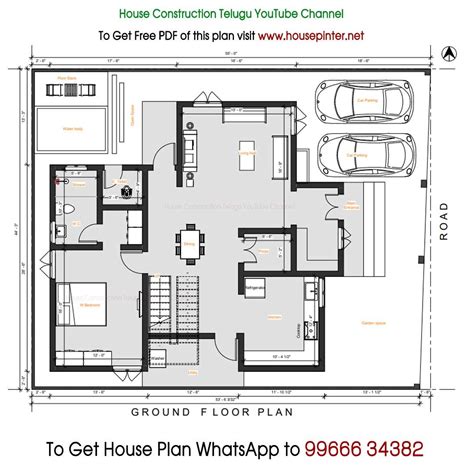 Duplex House Floor Plan And Elevation - Bios Pics
